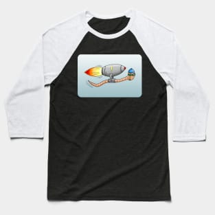 Rocket Worm Baseball T-Shirt